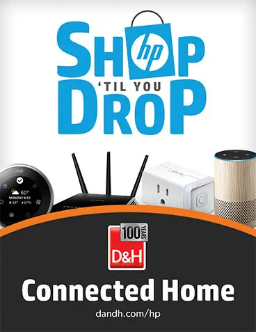 HP Shop Til You Drop Connected Home signage concept 1
