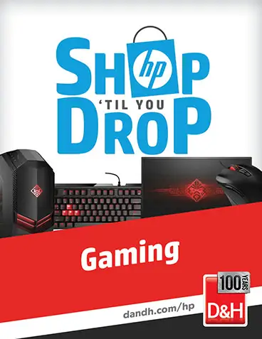 HP Shop Til You Drop Gaming signage concept 3