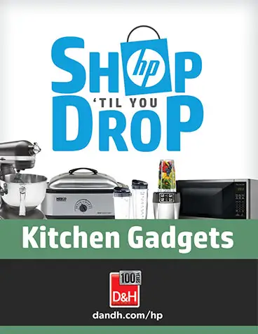 HP Shop Til You Drop Kitchen Gadgets signage concept 2