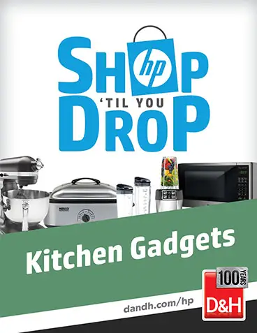 HP Shop Til You Drop Kitchen Gadgets signage concept 3