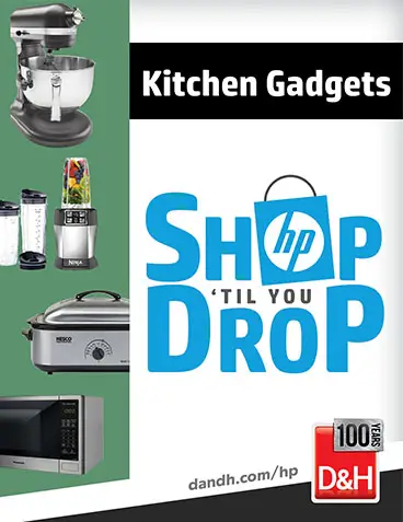 HP Shop Til You Drop Kitchen Gadgets signage concept 4