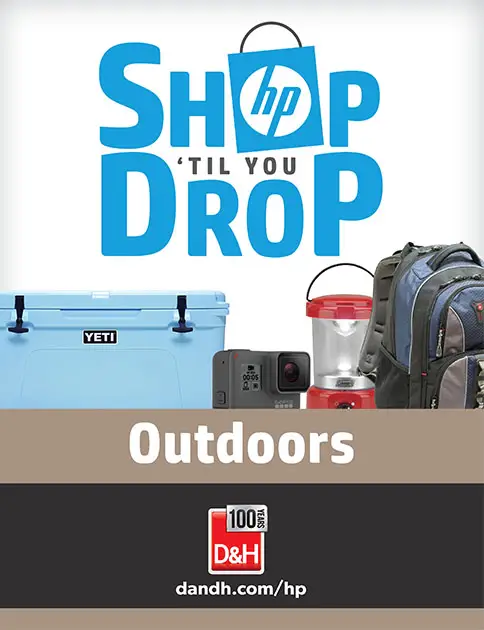 HP Shop Til You Drop Outdoors final signage