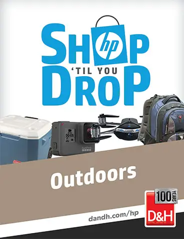 HP Shop Til You Drop Outdoors signage concept 3