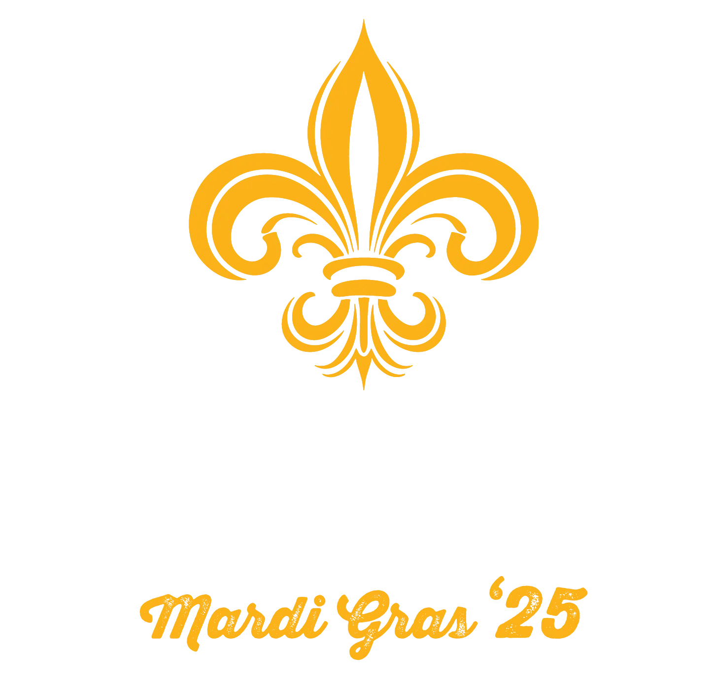 USCG x Mardi Gras 2025 vertical logo