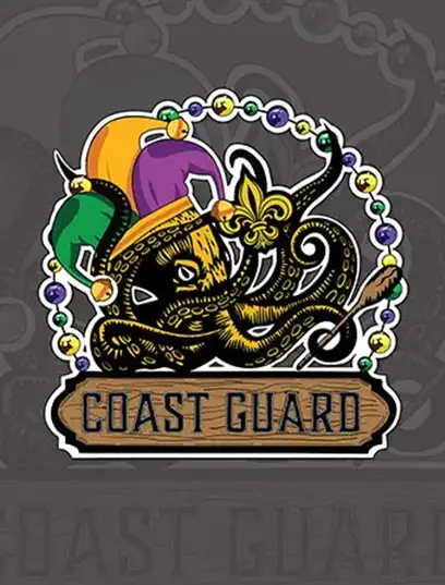 USCG x Mardi Gras branding and design