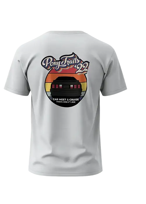 CJ Pony Parts Pony Trails 2022 show t-shirt