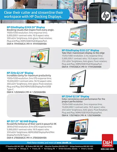 HP Thunderbolt dock handout back