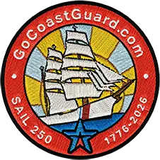USCG x Sail250 2026 patch