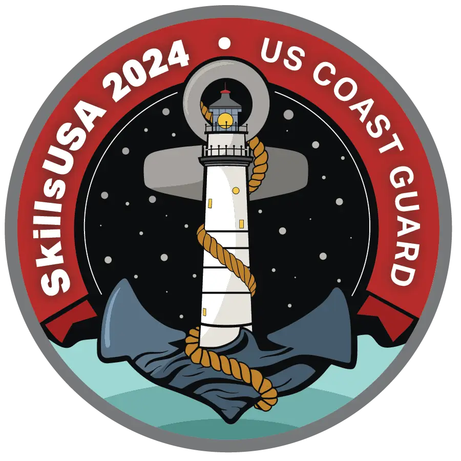 SkillsUSA 2024 USCG pin