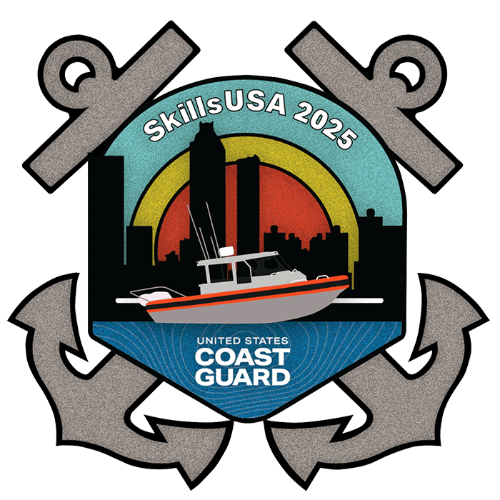 SkillsUSA 2025 USCG pin