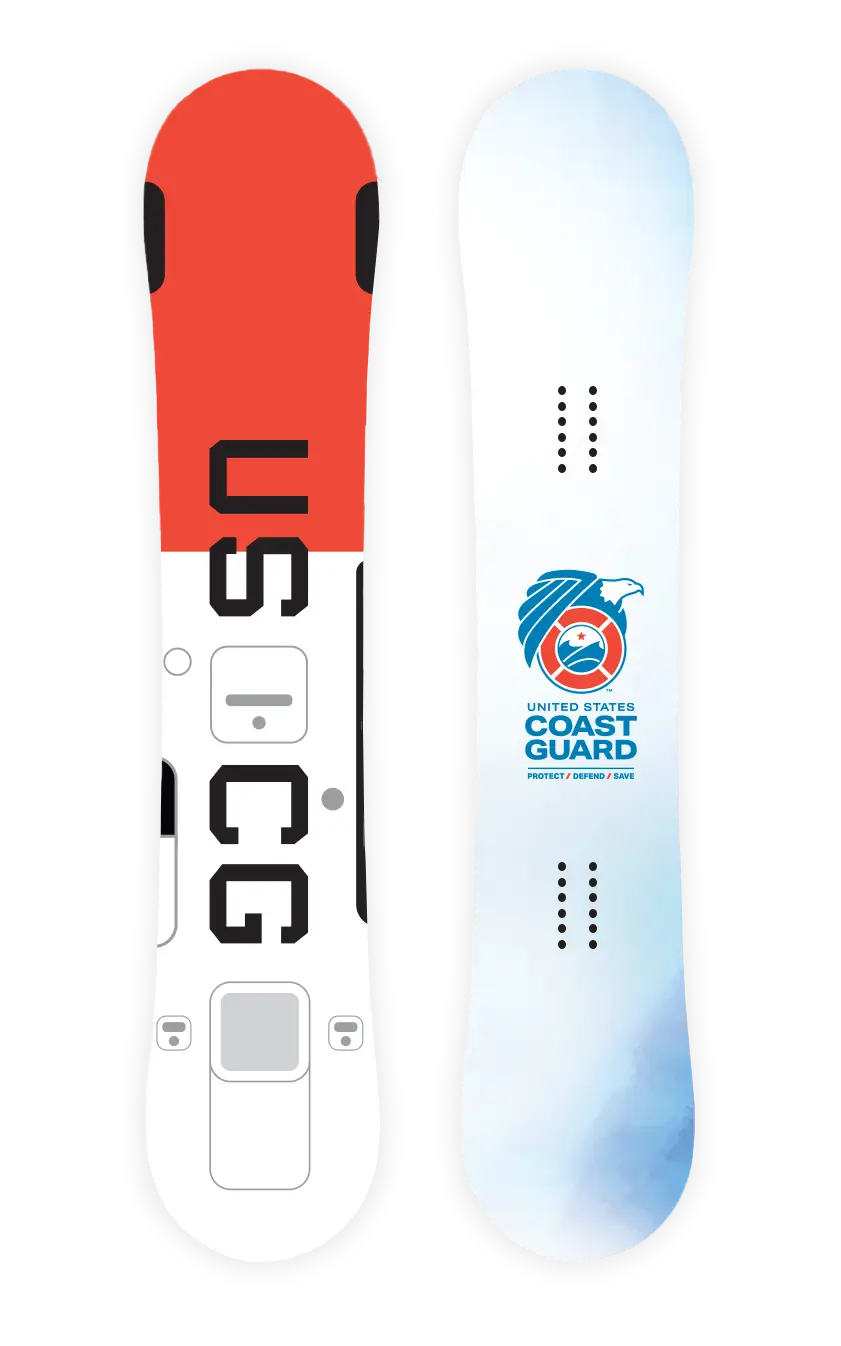 USCG Snowboard mockups