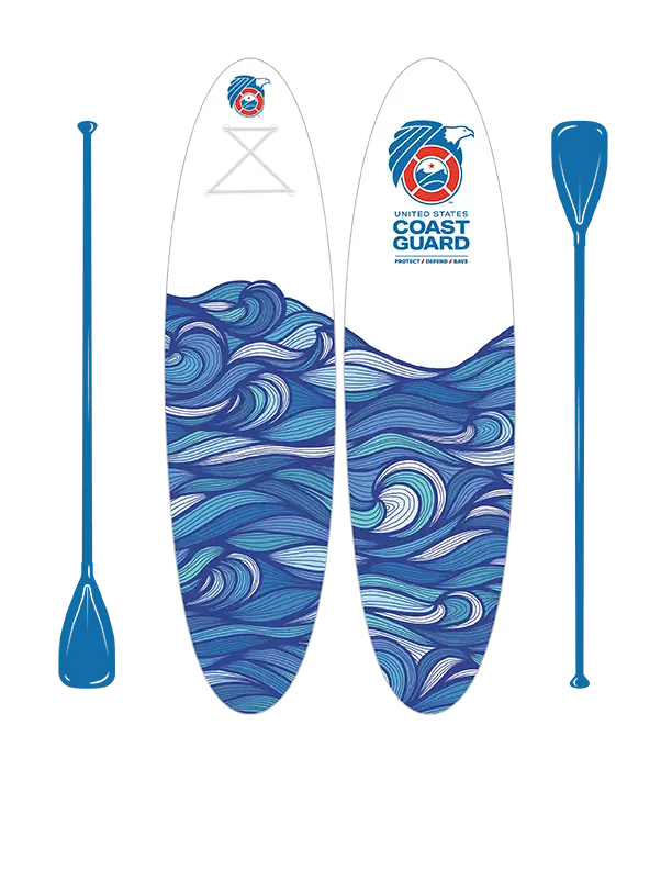USCG Paddleboard with oars design